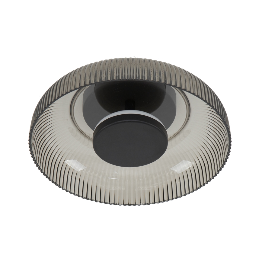 ITALUX - LED потолочный светильник PASSO LED/8W/230V 3000K диаметр 25 см дымчато-черный