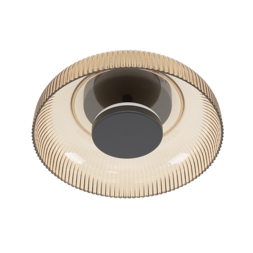 ITALUX - LED стельовий світильник PASSO LED/8W/230V 3000K діаметр 25 см димчасто-бежевий