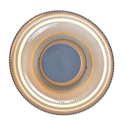 ITALUX - LED стельовий світильник PASSO LED/8W/230V 3000K діаметр 25 см димчасто-бежевий