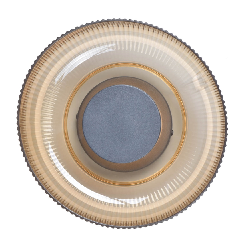 ITALUX - LED стельовий світильник PASSO LED/8W/230V 3000K діаметр 25 см димчасто-бежевий