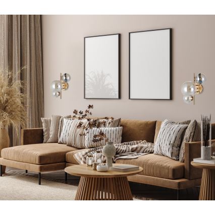 ITALUX - Настінний світильник CANELLO 3xG9/5W/230V латунь