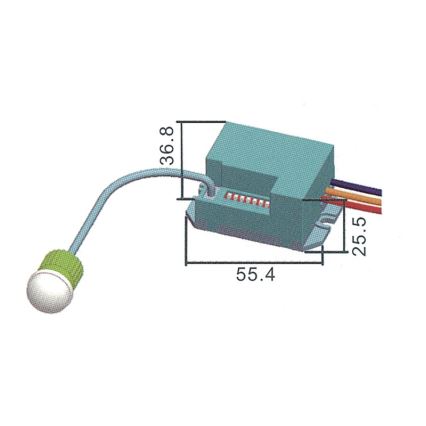 ИК-датчик движения PIR B 800W/230V