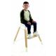 Jané - Детский стульчик для кормления 3в1 WOODY серый