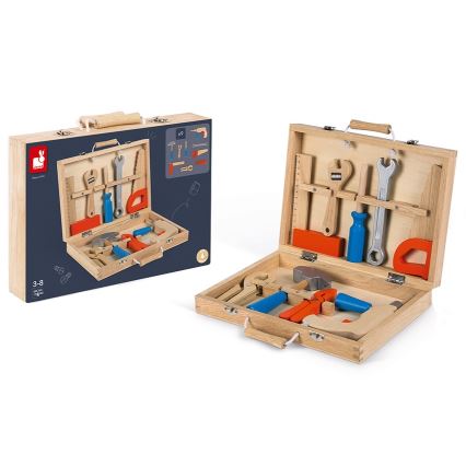 Janod - Чемодан с инструментами BRICOKIDS