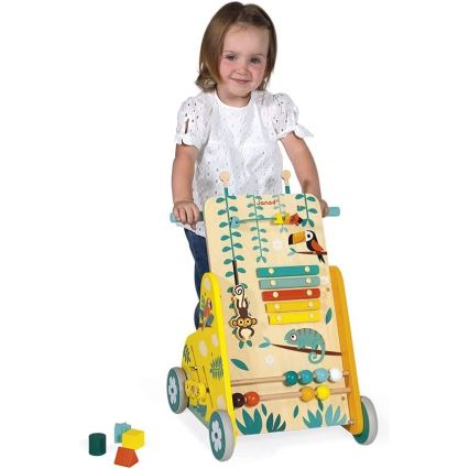 Janod - Ходунки с игровой панелью TROPIK