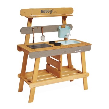 Janod - Дерев'яна вулична ігрова кухня MUDDY LAB