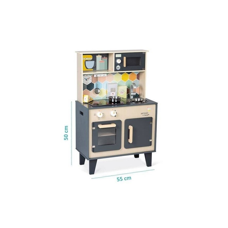 Janod - Дерев'яна кухня з LED-панеллю MOZAIC 2xLR6