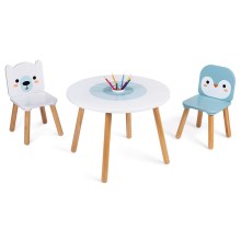 Janod - Дерев'яний столик зі стільцями