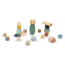 Janod - Деревянные кубики SWEET COCOON 20 шт. камни