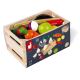 Janod - Деревянный ящик с фруктами и овощами