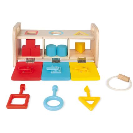 Janod - Деревʼяна інтерактивна іграшка MONTESSORI 10 шт.