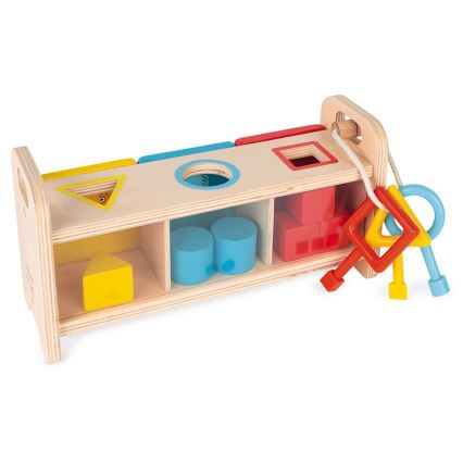 Janod - Деревʼяна інтерактивна іграшка MONTESSORI 10 шт.