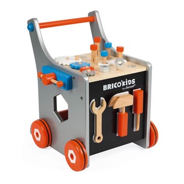 Janod - Деревʼяні ходунки з інструментами BRICOKIDS