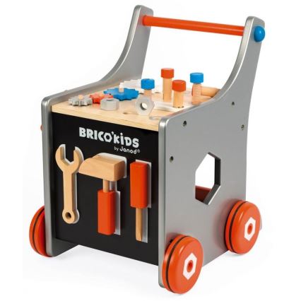 Janod - Деревʼяні ходунки з інструментами BRICOKIDS