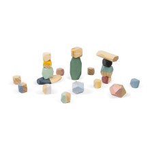 Janod - Деревʼяні кубики SWEET COCOON 20 шт. камені