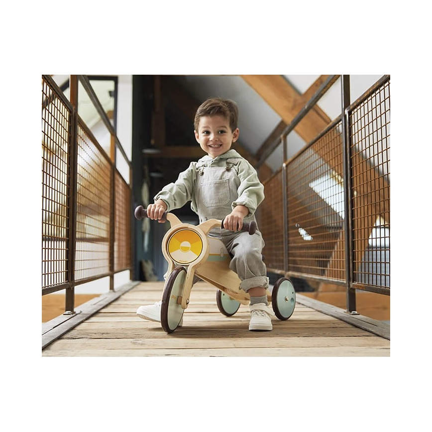 Janod - Детский деревянный беговел 2 в 1