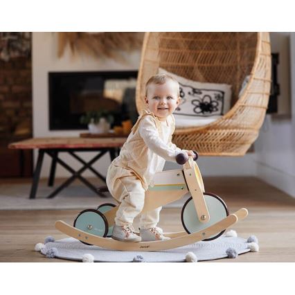 Janod - Детский деревянный беговел 2 в 1