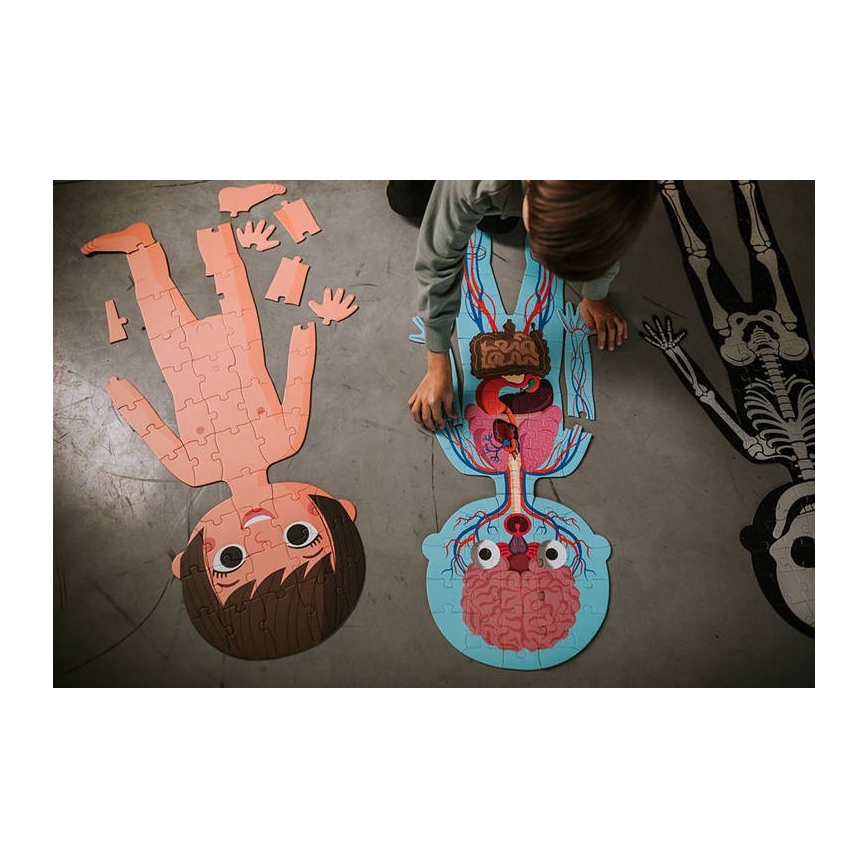 Janod - Дитячий навчальний пазл 225 ел. людське тіло
