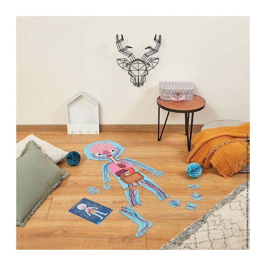 Janod - Дитячий навчальний пазл 225 ел. людське тіло