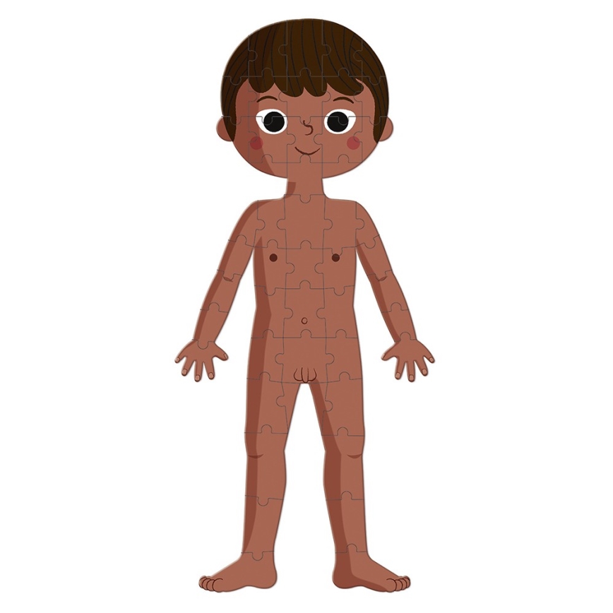 Janod - Дитячий навчальний пазл 225 ел. людське тіло