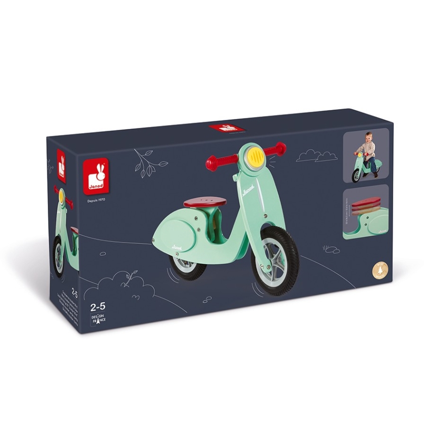 Janod - Дитячий біговел VESPA зелений