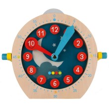Janod - Дитячий деревʼяний годинник LEARNING TOYS