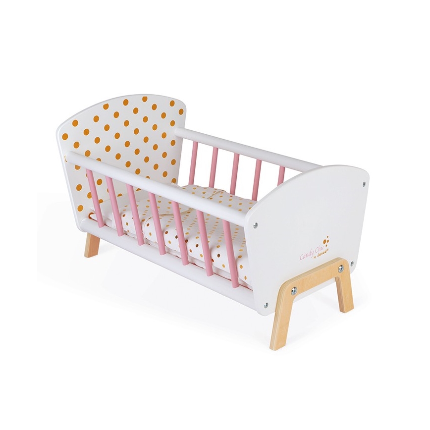 Janod - Ліжечко для ляльки CANDY CHIC