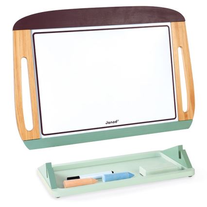 Janod - Магнитная настольная доска зеленый/коричневый