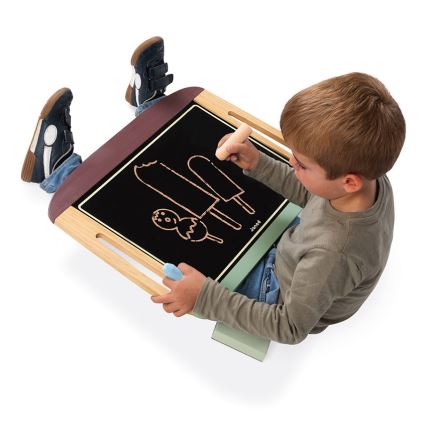 Janod - Магнитная настольная доска зеленый/коричневый