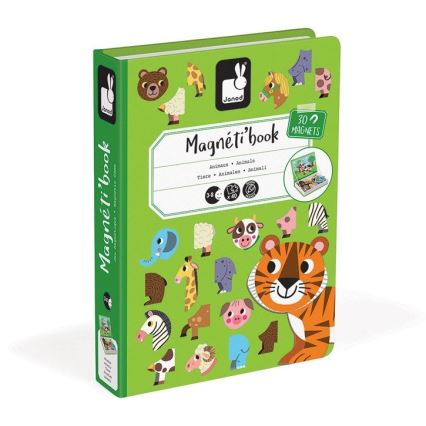 Janod - Магнітний інтерактивний набір MAGNETIBOOK тварини