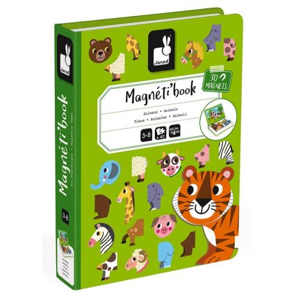 Janod - Магнітний інтерактивний набір MAGNETIBOOK тварини