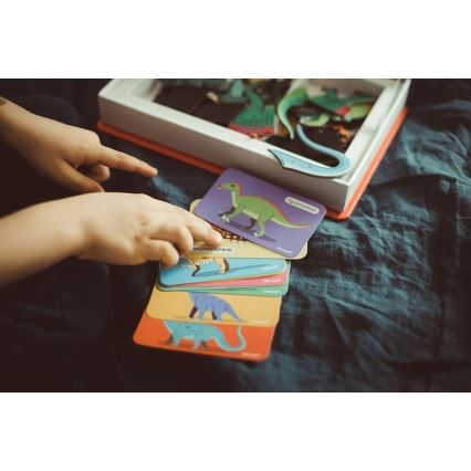 Janod - Магнитный интерактивный набор MAGNETIBOOK динозавры