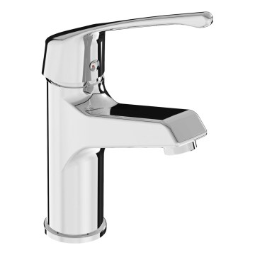 JIKA H3111W10045101 - Змішувач для умивальника з медичною ручкою CUBE 16,4 см глянцевий хром