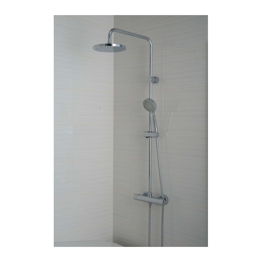 JIKA H3337170045711 - Душевой комплект с термостатическим смесителем MIO, глянцевый хром