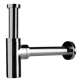 JIKA H3747100040001 - Круглый сифон для раковины MIO, блестящий хром