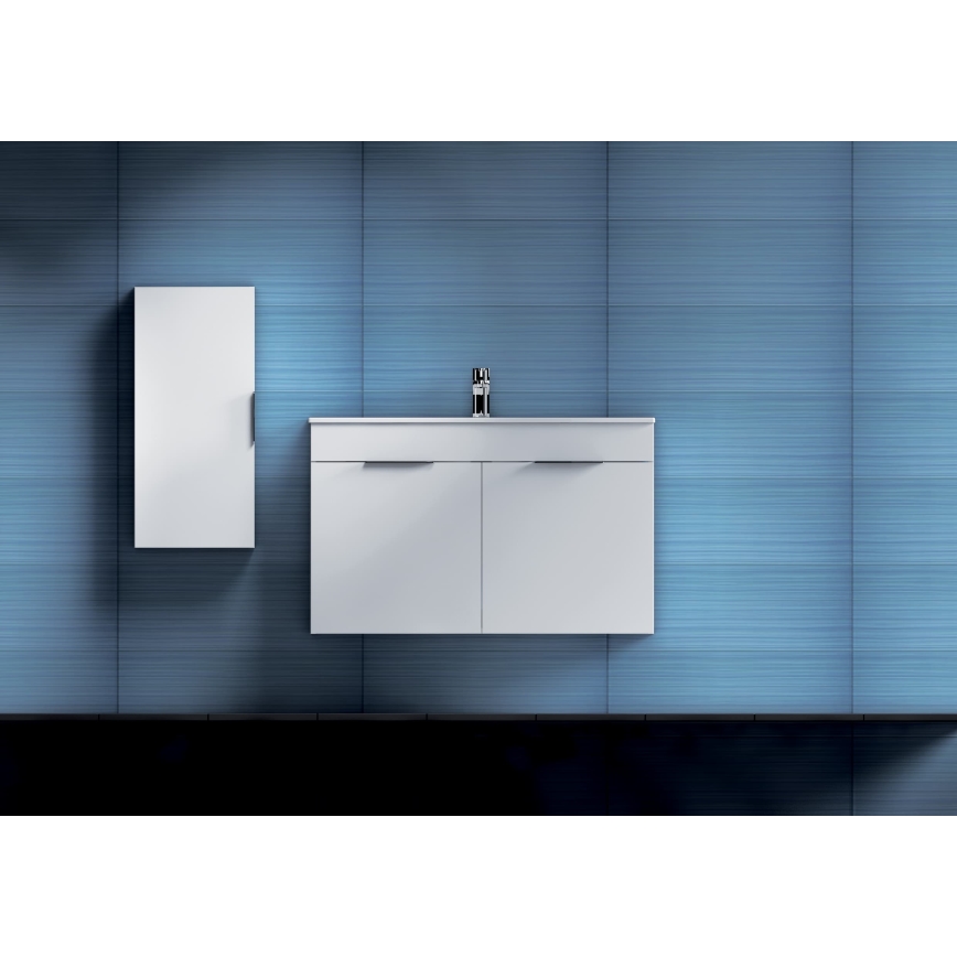 JIKA H4536011763001 - Тумба для ванной с раковиной CUBE 60,7x65 см, белая