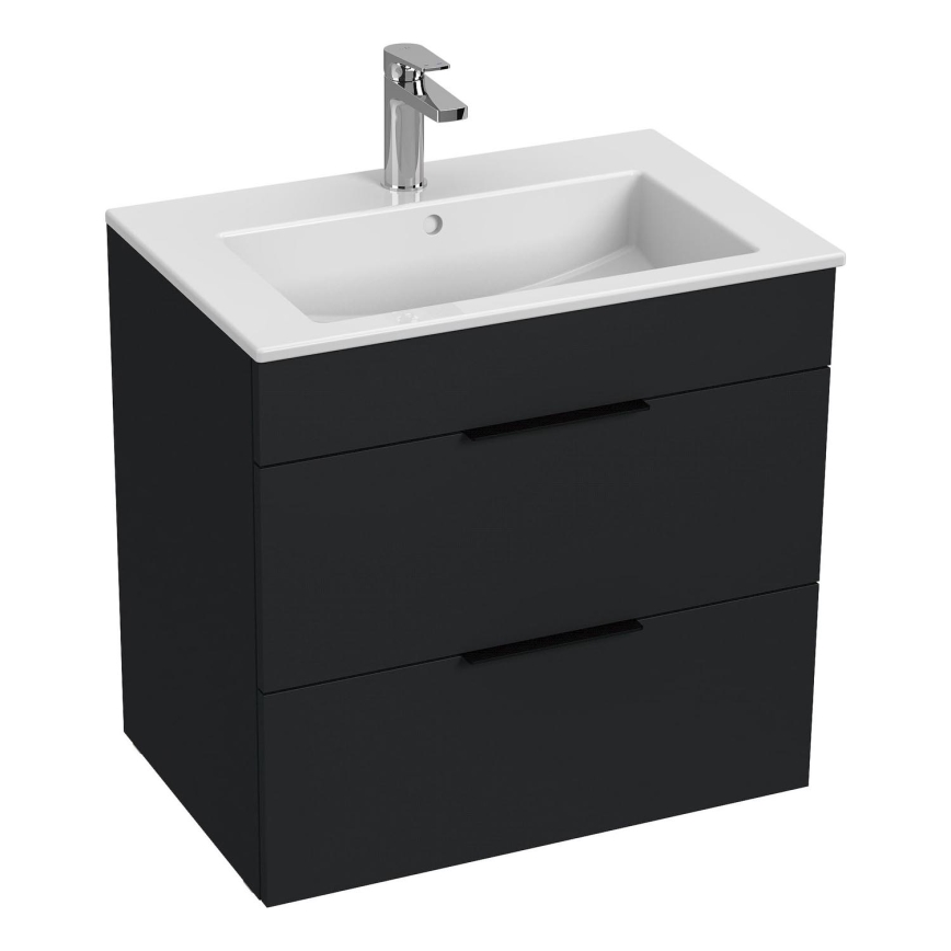 JIKA H4536021763521 - Тумба під умивальник CUBE 60,7x65 cm чорна