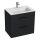 JIKA H4536021763521 - Тумба под раковину CUBE 60,7x65 см, чёрная