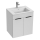 JIKA H4536111763001 - Шафа для ванної кімнати з умивальником CUBE 60,7x55 см білий