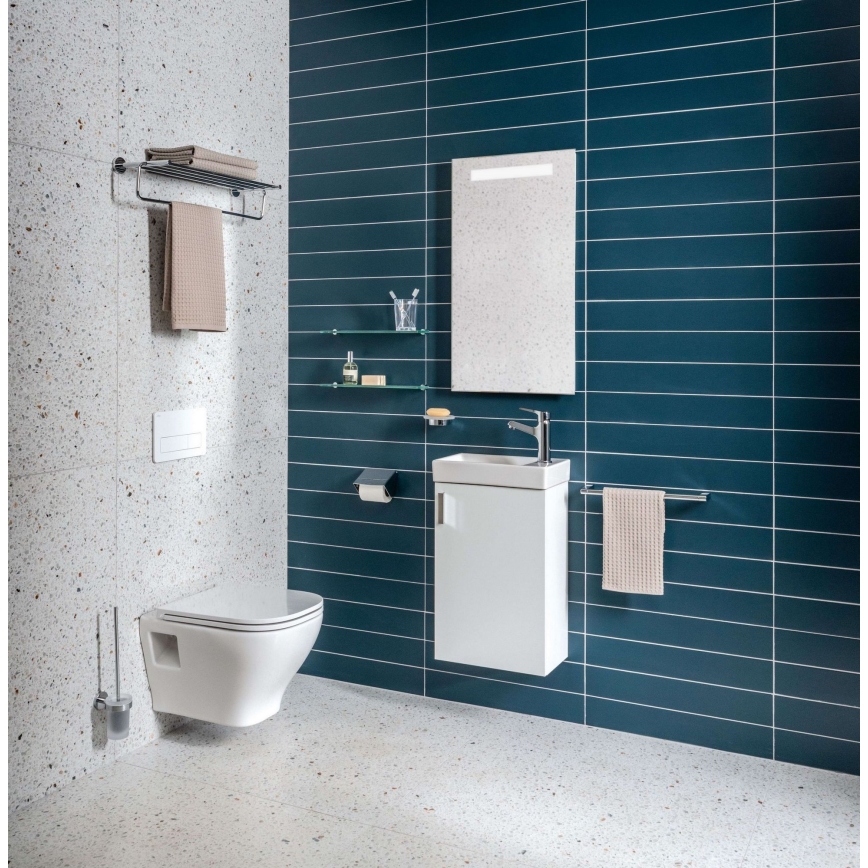 JIKA H45J5111753001 - Шкаф для ванной комнаты с раковиной PETIT 58,5x38,6 см белый