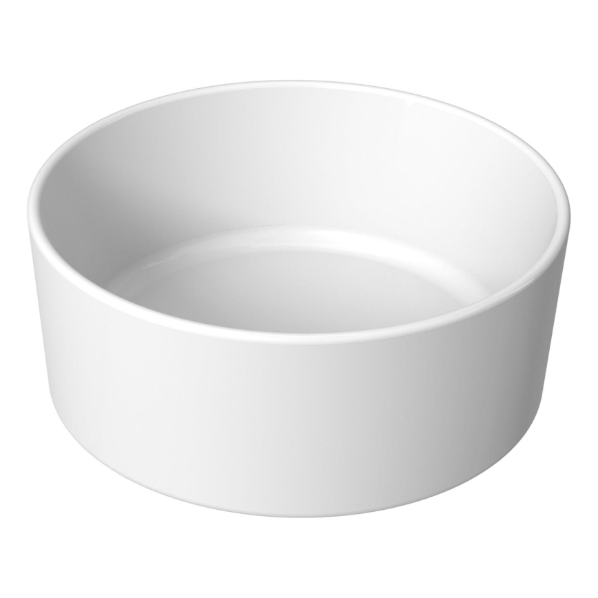 JIKA H8184200001121 - Раковина на столешницу CUBITO диаметр 40 см керамика/белый