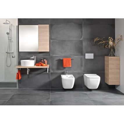JIKA H8184200001121 - Раковина на столешницу CUBITO диаметр 40 см керамика/белый