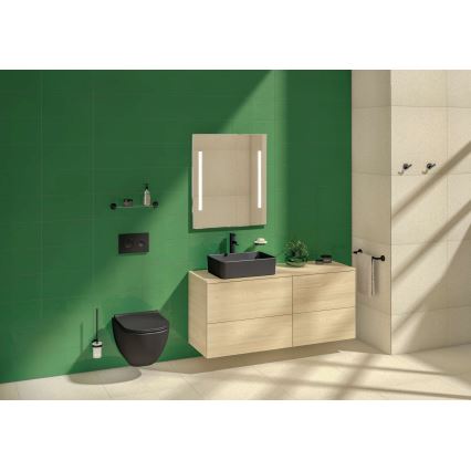 JIKA H8184237161121 - Раковина для установки на столешницу CUBITO 50x35 см, керамика/матовый черный