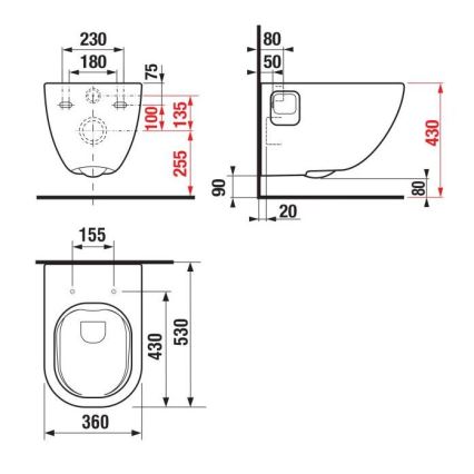JIKA H8207160000001 - Подвесной унитаз MIO керамика/белый