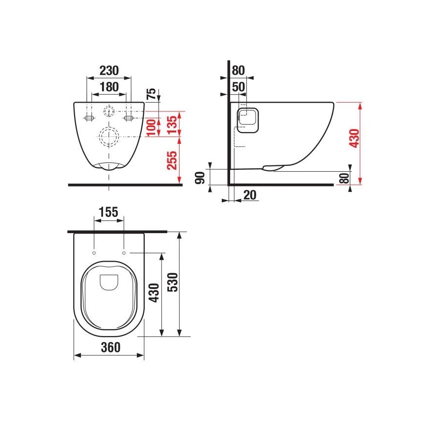 JIKA H8207160000001 - Подвесной унитаз MIO керамика/белый