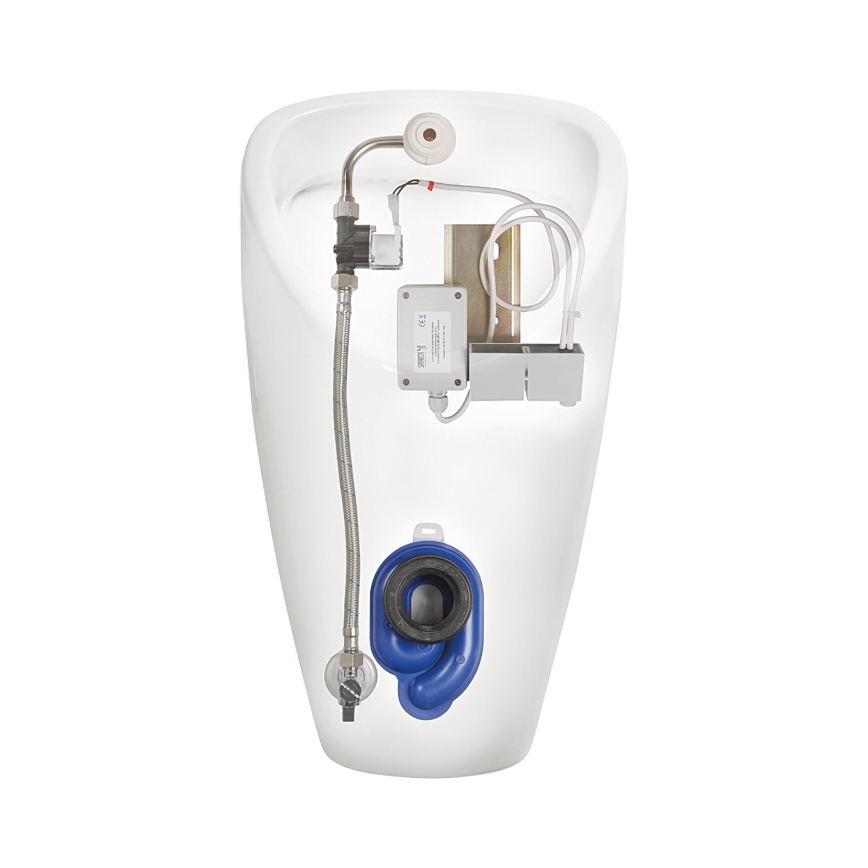 JIKA H8430700004901 - Пісуар з датчиком GOLEM 230V внутрішній впуск, задній випуск кераміка/білий