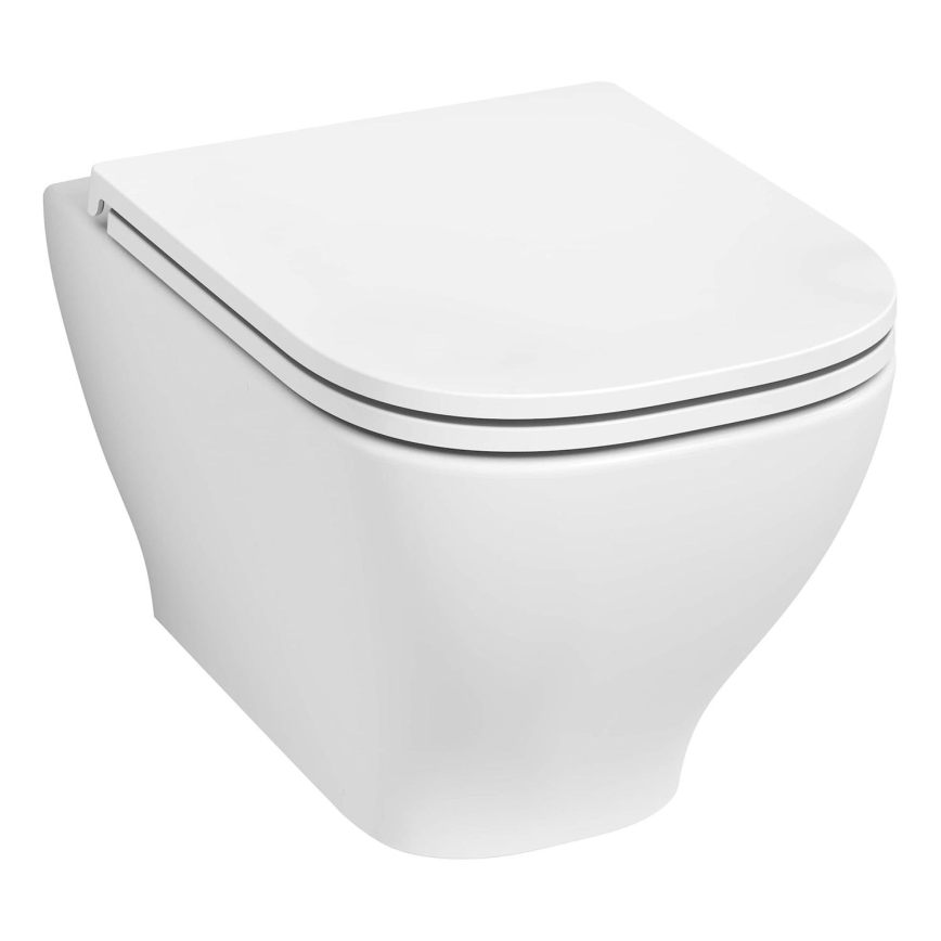JIKA H8666180000001 - Подвесной унитаз DEEP, керамика/белый + сиденье SoftClose DEEP, дурупласт/белое