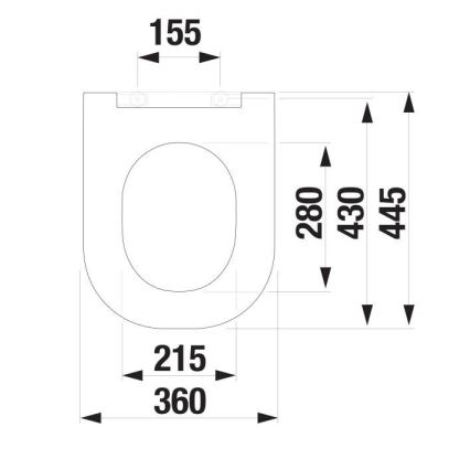 JIKA H8917167570631 - Сиденье для унитаза SoftClose MIO дюропласт/белый