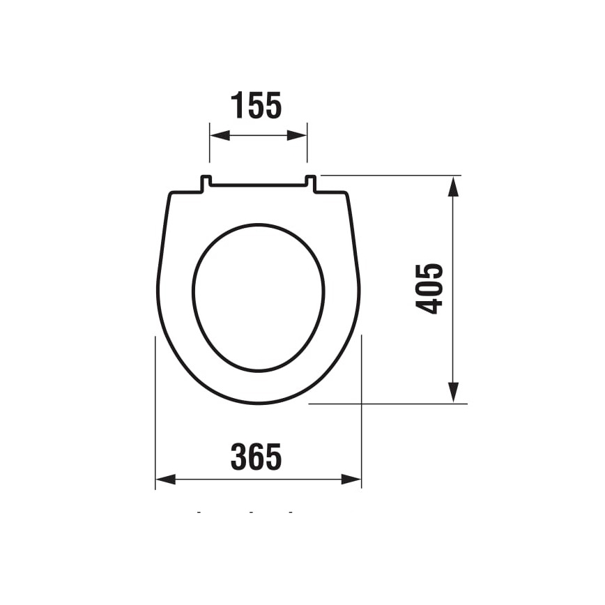 JIKA H8933803000631 - Сиденье для унитаза LYRA из дуропласта, белое