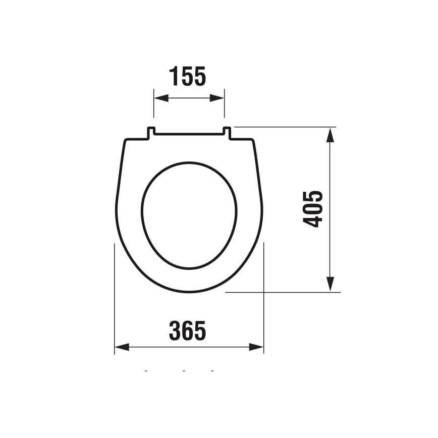 JIKA H8933813000001 - Сидіння для унітазу SoftClose LYRA дуропласт/білий